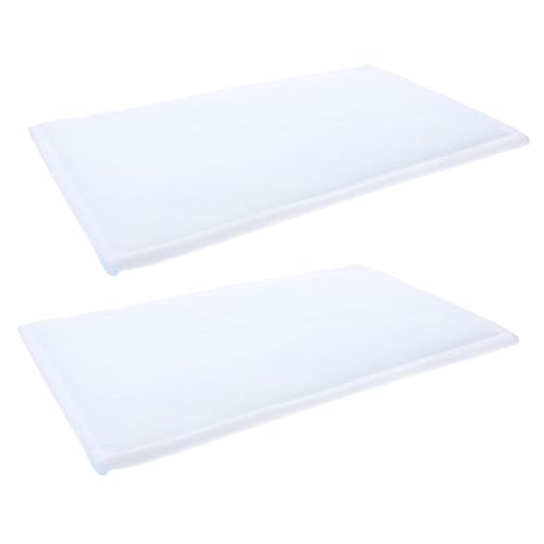 Supvox 2 Stück Super Saugfähige Einweg Pet Pee Pads Dicke Urinalmatten für Kleine Hunde und Kleintiere Hygienische Auslaufsichere Trainingsmatten für Haustierkäfige und Reisen von Supvox