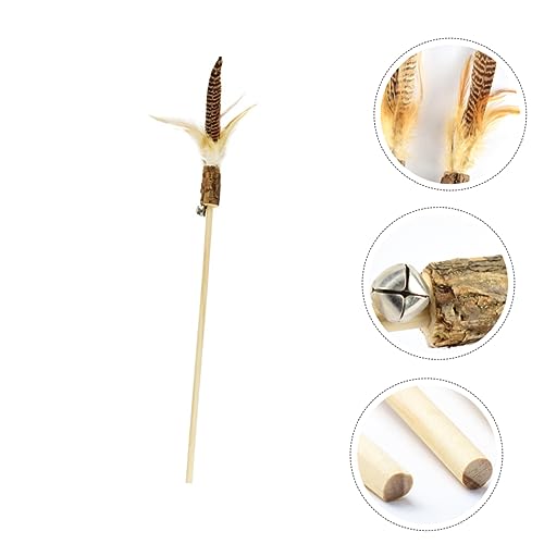 Supvox 2 Stück Teiliges Holz Katzenspielzeug Katzenangel Interaktiver Cat Teaser Stick für Aktives und Training Bewegung und Stressabbau bei Katzen Supvox 2 Stück Teiliges Holz Katzenspielzeug Katzenangel Interaktiver Cat Teaser Stick für Aktives und Training Bewegung und Stressabbau bei Katzen von Supvox