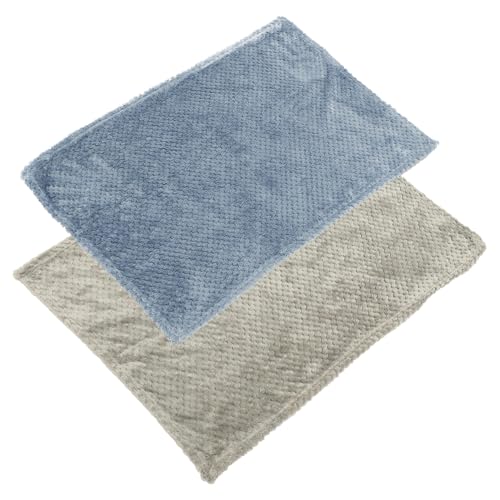 Supvox 2 Stück Teiliges Kleintierdecke aus Hochwertigem Fleece Saugfähige und Schnell Trocknende Käfigeinlage für Meerschweinchen und Kaninchen und Bequem als Schlafdecke und Schutz für von Supvox