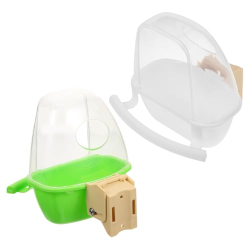 Supvox 2 Stück Teiliges Vogelkäfig zubehör Futter Wassernapf zum Aufhängen Stabile Wiederverwendbare Futterhalter für Wellensittiche Kanarienvögel und Papageien Einfach zu Reinigen Supvox 2 Stück Teiliges Vogelkäfig zubehör Futter Wassernapf zum Aufhängen Stabile Wiederverwendbare Futterhalter für Wellensittiche Kanarienvögel und Papageien Einfach zu Reinigen von Supvox