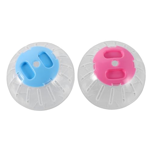 Supvox 2 Stück Transparente Hamster Laufbälle für Kleine Haustiere Geräuschreduzierte Fitnesskugeln für Hamster und Meerschweinchen für Nächtliche Aktivitäten Supvox 2 Stück Transparente Hamster Laufbälle für Kleine Haustiere Geräuschreduzierte Fitnesskugeln für Hamster und Meerschweinchen für Nächtliche Aktivitäten von Supvox