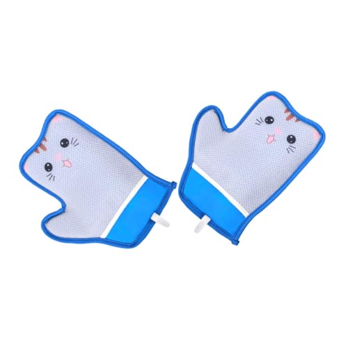 Supvox 2 Stück Wiederverwendbare Tierhaarentferner Handschuhe mit Sanfter Massagefunktion für Katzen und Hunde Effektive Fellaufnahme Kompatibel mit Sofa Kleidung Teppich Komfortabel und von Supvox