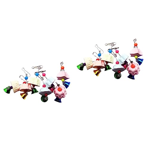 Supvox 20 STK Spielzeug zum Aufhängen im Käfig Bird Toys papageienspielzeug Parrot Toys Kauspielzeug afrikanisches grau Spielzeuge beißendes Vogelspielzeug Eichhörnchen Molare Spieße von Supvox