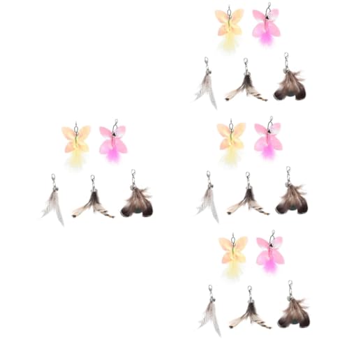 Supvox 20 STK Ersatzkopf Für Katzenangel Katzen-Teaser Ersatz Für Katzenstab Katzenspielzeug Aufsätze Für Katzenstäbe Interaktives Spielzeug Für Katzen Katze Zauberstab Plüsch Supvox 20 STK Ersatzkopf Für Katzenangel Katzen-Teaser Ersatz Für Katzenstab Katzenspielzeug Aufsätze Für Katzenstäbe Interaktives Spielzeug Für Katzen Katze Zauberstab Plüsch von Supvox