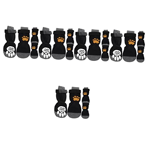 Supvox 5 Sets Waschbare Pfotensocken Für Hunde Atmungsaktive Baumwoll-haustiersocken Welpenzubehör 4 Stück * 5 von Supvox