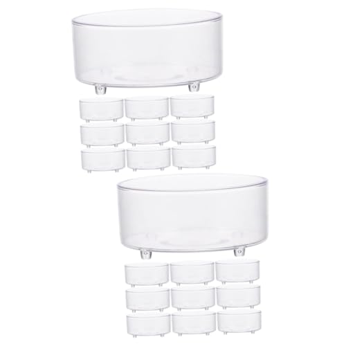 Supvox 20stücke Reptilien Futter Und Wasserschalen rutschfeste Futternäpfe Für Spinnen Geckos Und Andere Kleintiere Für Terrarien Und Tierpflege von Supvox