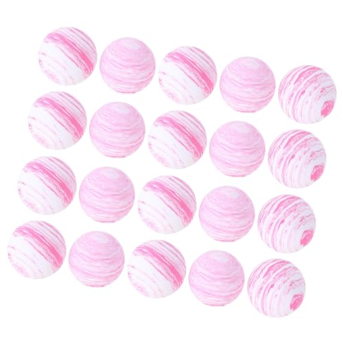 Supvox 20 Stück Eva Bouncy Ball für Haustiere Lustige Spielbälle für Katzen und Welpen Fördert Aktives und Langeweile von Supvox