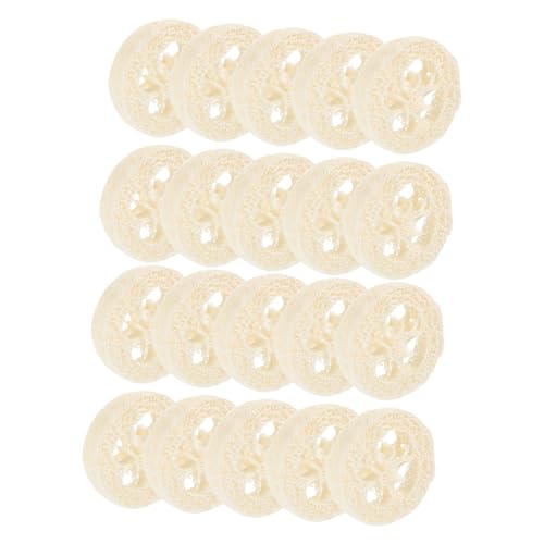 Supvox Sichere Zahnungstabletten Für Hamster – 20 Stück Kreative Luffa-backenzahnspielzeuge – Fördert Gesundes Kauen Und Die Stimmung des Haustiers von Supvox
