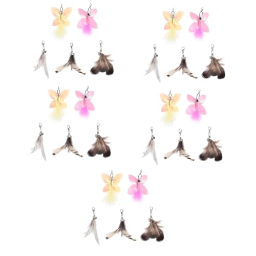 Supvox 25 STK Ersatzkopf für Katzenangel Katzen-Teaser-Zauberstab zahnspielzeug für Katzen katzenspielzeug katzenstick Katzen-Teaser-Ersatz Interaktives Spielzeug für Katzen Plüsch Supvox 25 STK Ersatzkopf für Katzenangel Katzen-Teaser-Zauberstab zahnspielzeug für Katzen katzenspielzeug katzenstick Katzen-Teaser-Ersatz Interaktives Spielzeug für Katzen Plüsch von Supvox