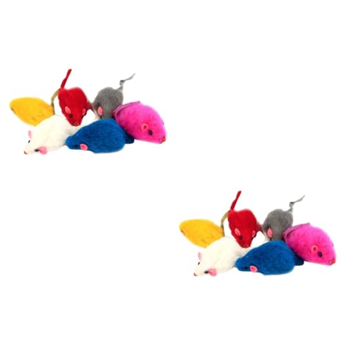 Supvox 28 STK Katze Spielt Spielzeug -plüsch -plüsch Spielzeug Für Katzen Und Mäuse Katzenspielzeug Plüschtiere Flauschige Kuscheltiere Plüschig Spielzeuge Haustier von Supvox