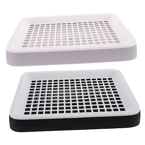 Supvox 2 Stücke Wurf Box Guinea Pig Trainer Toilette Dicht Bunny Käfig Wurf Tablett Supvox 2 Stücke Wurf Box Guinea Pig Trainer Toilette Dicht Bunny Käfig Wurf Tablett von Supvox