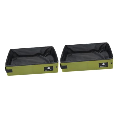 Supvox 2Er-Box pet Pee Fall Faltbare Katzentoilette wasserdichte Katzentoilette Sandbad für Hamster Verwendung im Freien Grüne Farbe Aquarienbrücke Haustier Terrassen Falten Mülleimer Supvox 2Er-Box pet Pee Fall Faltbare Katzentoilette wasserdichte Katzentoilette Sandbad für Hamster Verwendung im Freien Grüne Farbe Aquarienbrücke Haustier Terrassen Falten Mülleimer von Supvox