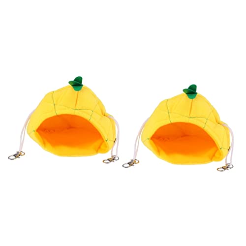Supvox 2 Stücke Luxuriöse Hamster Liefert Plüsch Bettwäsche Pet Nest Für Hamster Ananas Form von Supvox