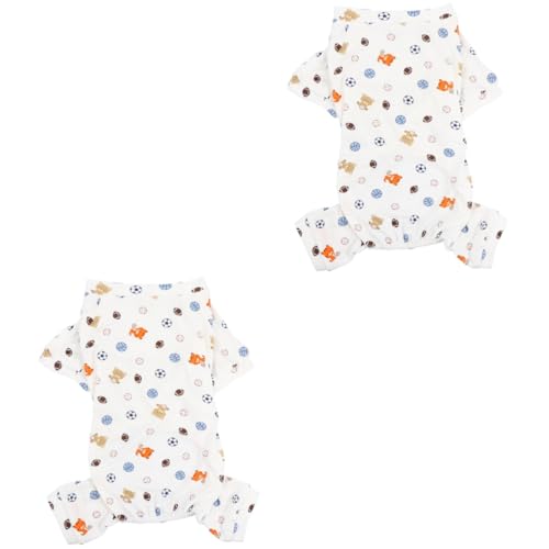 Supvox 2St Haustier Hund Pyjama Haustierbekleidung Hundebody aus Baumwolle Hunde Schlafanzug hundeschlafanzüge Thermokleidung für Männer Kapuzenpullover Cartoon-Hundekleidung Hunde-Pyjama Supvox 2St Haustier Hund Pyjama Haustierbekleidung Hundebody aus Baumwolle Hunde Schlafanzug hundeschlafanzüge Thermokleidung für Männer Kapuzenpullover Cartoon-Hundekleidung Hunde-Pyjama von Supvox