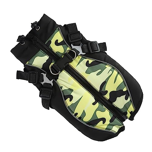 Supvox 2St Haustier Mantel Winterbekleidung für Hunde zarte hundekleidung Welpenzubehör hundemantel Dog Raincoat Welpenkostüm verschleißfeste Welpenkleidung Polyester Green von Supvox