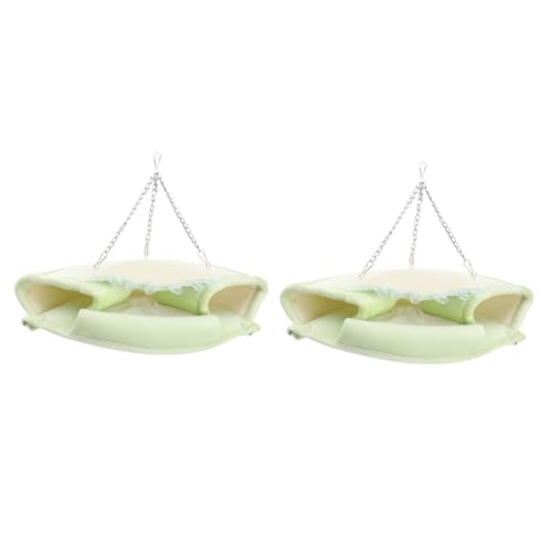 Supvox 2st Hängematte Für Haustiere Meerschweinchen Bett Hängendes Hamsterbett Eichhörnchen Beutel Maus Bett Haustier Hängendes Bett Meerschweinchen-hängematte Spielzeugnest Warm Halten von Supvox