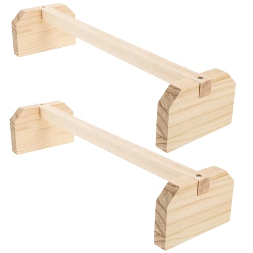 Supvox Papagei Barsch Huhn Stand Rack Holz Vogel Zubehör Sicher für Papageien Hühner Vögel von Supvox