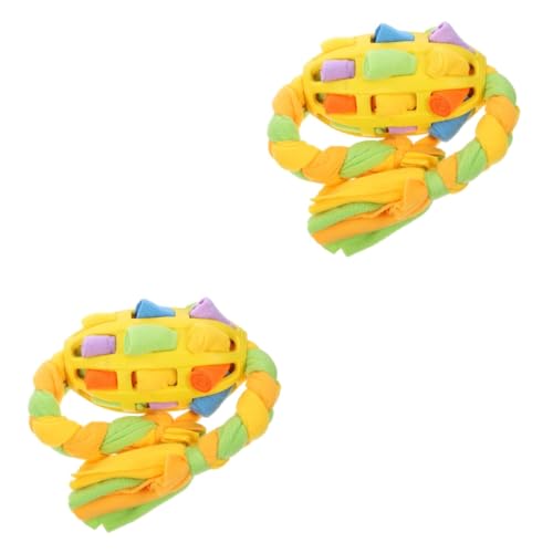 Supvox 2St Hund sucht nach fehlenden Futterbällchen Interactive Dog Toys Hunde Activity Spielzeug Muschispielzeug Hundeball Leckerli abgebendes Hundespielzeug Spielzeug zur Bereicherung von Supvox