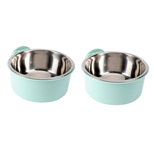 Supvox 2St Hundefutter Haustierbedarf Haustiernapf Futterautomat für Haustiere Futterspender Haustiersachen pet Water Bowl katzennäpfe Green Supvox 2St Hundefutter Haustierbedarf Haustiernapf Futterautomat für Haustiere Futterspender Haustiersachen pet Water Bowl katzennäpfe Green von Supvox