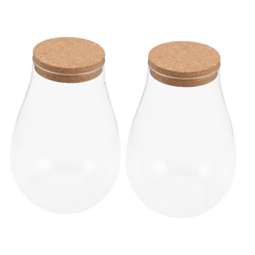 Supvox 2er-Pack Glas-Terrarium-Glas-landschafts-ökologische Flasche für Das Home Office Supvox 2er-Pack Glas-Terrarium-Glas-landschafts-ökologische Flasche für Das Home Office von Supvox