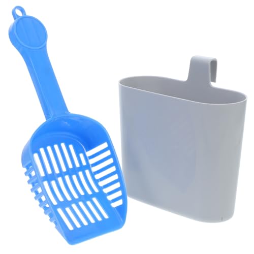 Supvox Katzenstreuschaufel Und -Set Große Katzenschaufel Mit Griff Abs-Material Tierstreu Für Die Katzentoilette von Supvox