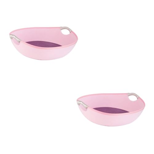 Supvox 2St Schlafbett für Katzen Katzenfilznest gefilztes Katzenhaus Kätzchen kleines hundebett tierkissen kuschelbett Katze schlafnest Katzennest Dropshipping Haustierbett gefühlt Rosa Supvox 2St Schlafbett für Katzen Katzenfilznest gefilztes Katzenhaus Kätzchen kleines hundebett tierkissen kuschelbett Katze schlafnest Katzennest Dropshipping Haustierbett gefühlt Rosa von Supvox