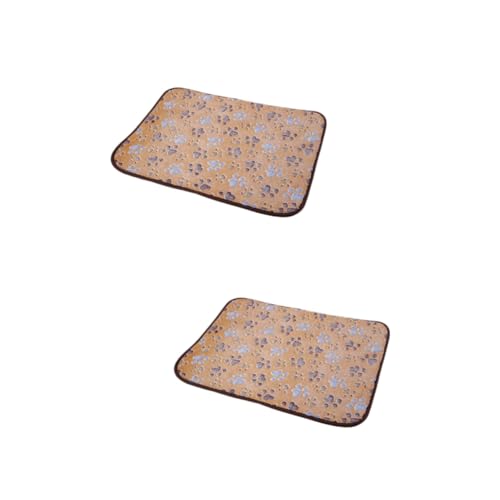 Supvox 2 Stücke Doppelseitige Haustier Kühl Matte Für Hunde Kühl Decke Größe Kaffee Haustier Bett Pad Supvox 2 Stücke Doppelseitige Haustier Kühl Matte Für Hunde Kühl Decke Größe Kaffee Haustier Bett Pad von Supvox