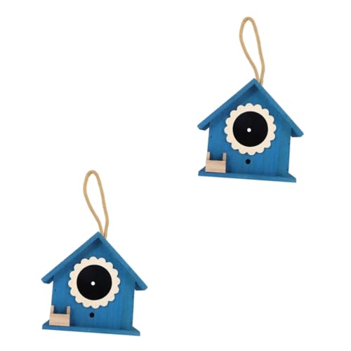 Supvox 2stücke Holz Vogelhaus Für Außenbereich Dekoratives Vogel-Nest Futterstation Aus Holz Design Für Wildvögel Hängende Deko Für Garten Und Balkon Supvox 2stücke Holz Vogelhaus Für Außenbereich Dekoratives Vogel-Nest Futterstation Aus Holz Design Für Wildvögel Hängende Deko Für Garten Und Balkon von Supvox
