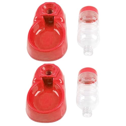 Supvox 2st Wasserspender Für Haustiere Abflussreinigungsmaschine Dealspet-zubehör Futterautomat Für Haustiere Chinesische Kuchendekorationen Werkzeug Rot Zubringer Vertikal Supvox 2st Wasserspender Für Haustiere Abflussreinigungsmaschine Dealspet-zubehör Futterautomat Für Haustiere Chinesische Kuchendekorationen Werkzeug Rot Zubringer Vertikal von Supvox