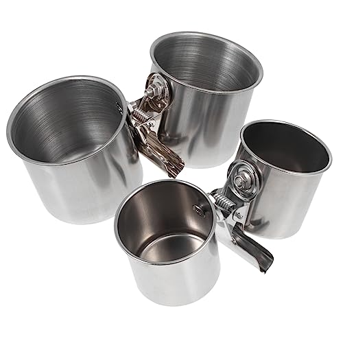 Supvox Papagei Vogel Feeder 2pcs Edelstahl Lebensmittel Schüssel für Vögel Einfache Reinigung Supvox Papagei Vogel Feeder 2pcs Edelstahl Lebensmittel Schüssel für Vögel Einfache Reinigung von Supvox