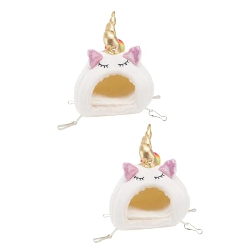 Supvox 2stücke Einhorn Schlafnest Für Hamster Kaninchen Und Andere Kleintiere Wärmendes Kuscheliges Pet Bett s Weiß Für Couch Und Reisen Supvox 2stücke Einhorn Schlafnest Für Hamster Kaninchen Und Andere Kleintiere Wärmendes Kuscheliges Pet Bett s Weiß Für Couch Und Reisen von Supvox