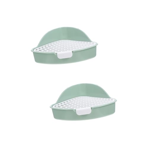 Supvox 2er-Box Kaninchentoilette Guinea-katzenklo Hamsterkäfigreiniger Bodenschale Für Hamsterkäfige Käfighäschen Toilette Anti-Fall-häschen-töpfchentrainer Kaninchen-trainingstöpfchen Pp Supvox 2er-Box Kaninchentoilette Guinea-katzenklo Hamsterkäfigreiniger Bodenschale Für Hamsterkäfige Käfighäschen Toilette Anti-Fall-häschen-töpfchentrainer Kaninchen-trainingstöpfchen Pp von Supvox