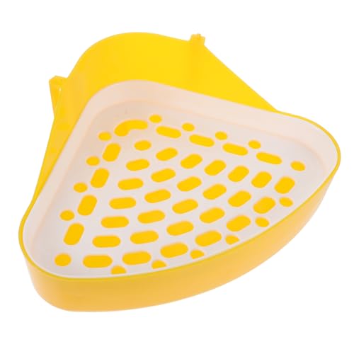 Supvox 2er-Box Urinal Für Haustiertöpfe Kaninchenstreu Kaninchen-Ecke Pet Chinchillastreu Kaninchen-töpfchen-trainingstoilette Einstreu Für Kleintiere Katzenklo Für Abs Weiß von Supvox