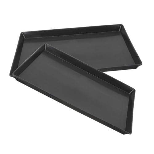 Supvox 2-teiliges Hundekistentablett Ersatz-katzentoilette für Haustiere Papageien Hasenkäfig Bodenbrett Tragbares Design von Supvox