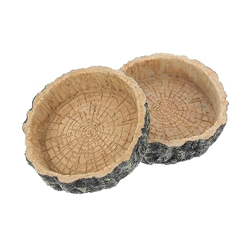 Supvox 2st Futternapf Für Tiere Reptilienbecken Futterschale Für Eidechsen Zubehör Für Geckos Mit Haube Crested Gecko Essen Schildkrötenfutter Leopardgecko-zubehör Frosch Geckobecken Harz Supvox 2st Futternapf Für Tiere Reptilienbecken Futterschale Für Eidechsen Zubehör Für Geckos Mit Haube Crested Gecko Essen Schildkrötenfutter Leopardgecko-zubehör Frosch Geckobecken Harz von Supvox