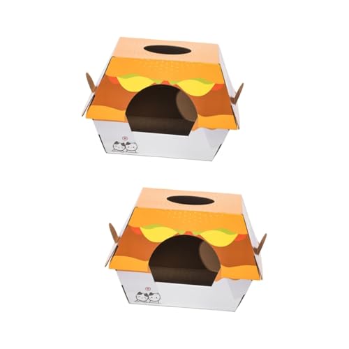 Supvox 2st Hamburger Katzennest Katzenbetten Pappkatze Kratzbrett Kätzchenspielzeug Kätzchenkratzer Outdoor-spielsets Kratzspielzeug Für Katzen Hundezelt Wellpapier Schlafen Spielzeugset Supvox 2st Hamburger Katzennest Katzenbetten Pappkatze Kratzbrett Kätzchenspielzeug Kätzchenkratzer Outdoor-spielsets Kratzspielzeug Für Katzen Hundezelt Wellpapier Schlafen Spielzeugset von Supvox