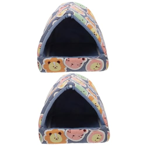Supvox 2stücke Kleintier Nest Warmem Plüsch Für Hamster Meerschweinchen Und Chinchillas Kuscheliges Schlafhaus Für Und Spielmöglichkeiten von Supvox