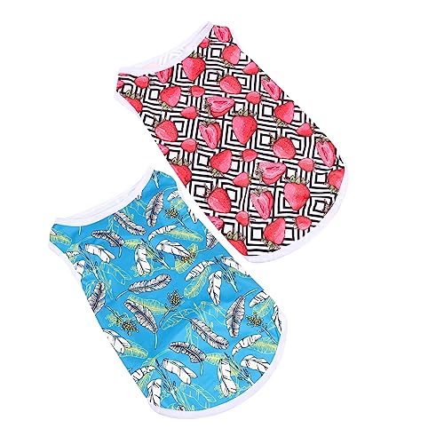 Supvox 2stücke Tragbare Atmungsaktive Hundeshirts Für Kleine Hunde Bequeme Verschleißfeste Tierbekleidung Erdbeere Für Haustiere Für Kostümpartys Und Täglichen Gebrauch Supvox 2stücke Tragbare Atmungsaktive Hundeshirts Für Kleine Hunde Bequeme Verschleißfeste Tierbekleidung Erdbeere Für Haustiere Für Kostümpartys Und Täglichen Gebrauch von Supvox