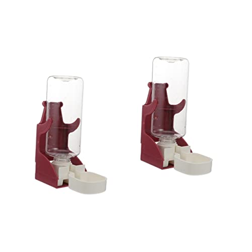 Supvox 2st Kaninchentrinker Wasserspender Für Katzen Hamster-wasserflasche Haustierwasser Automatische Katzenwasserflaschen -wasserflasche Häschen-Feeder Futterautomat Pp von Supvox