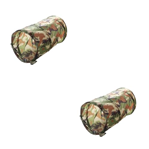 Supvox 2stücke Pet Cat Camouflage Tunnel Mit Löchern Faltbare Katzentunnel Für Spiel Und Spaß Zusammenklappbar Für Katzen Kätzchen Und Kleine Haustiere Inklusive Bällen Lustige Supvox 2stücke Pet Cat Camouflage Tunnel Mit Löchern Faltbare Katzentunnel Für Spiel Und Spaß Zusammenklappbar Für Katzen Kätzchen Und Kleine Haustiere Inklusive Bällen Lustige von Supvox