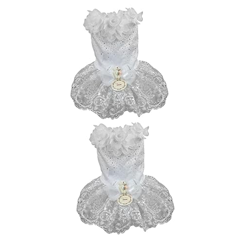 Supvox 2st Welpenrock Hundebekleidung Für Kleine Hunde Hundekleid Hundekostüme Für Kleine Hunde Weihnachtsoutfits Für Hunde Hunde-Outfits Welpenkleidung Weihnachtshundekostü Weiß Supvox 2st Welpenrock Hundebekleidung Für Kleine Hunde Hundekleid Hundekostüme Für Kleine Hunde Weihnachtsoutfits Für Hunde Hunde-Outfits Welpenkleidung Weihnachtshundekostü Weiß von Supvox