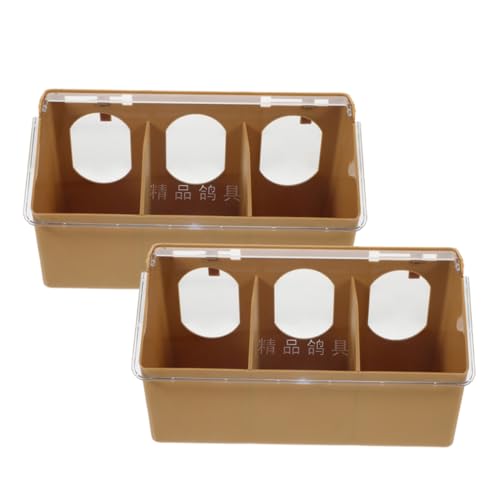 Supvox 2stücke Multifunktionale Quail Feeder Mit Abdeckung Futter Und Wasserspender Für Vögel Für Tauben Und Wachteln Einfache Installation Und Supvox 2stücke Multifunktionale Quail Feeder Mit Abdeckung Futter Und Wasserspender Für Vögel Für Tauben Und Wachteln Einfache Installation Und von Supvox