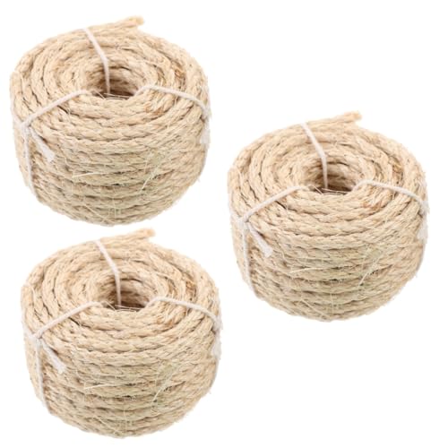 Supvox Kratzbaum Aus Sisalseil mit 3 Rollen Schlichtes Design Kratzfest für Den Innenbereich Supvox Kratzbaum Aus Sisalseil mit 3 Rollen Schlichtes Design Kratzfest für Den Innenbereich von Supvox
