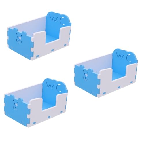 Supvox 3 STK Hamster Toilette Hamster klo Small pet Toilet Toilettenbehälter für kleine Haustiere Badekäfig für Kleintiere töpfchen abnehmbares meerschweinchen-toilettenbecken sauber Hase Supvox 3 STK Hamster Toilette Hamster klo Small pet Toilet Toilettenbehälter für kleine Haustiere Badekäfig für Kleintiere töpfchen abnehmbares meerschweinchen-toilettenbecken sauber Hase von Supvox