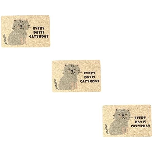 Supvox 3 STK Haustier Katzentoilette Katzenstreumatte Outdoor-Matten Animal Polster tierkissen Futtermatte für Haustierfutter Kissenmatte für Haustiere draussen Haustiermatte Kätzchen PVC Supvox 3 STK Haustier Katzentoilette Katzenstreumatte Outdoor-Matten Animal Polster tierkissen Futtermatte für Haustierfutter Kissenmatte für Haustiere draussen Haustiermatte Kätzchen PVC von Supvox