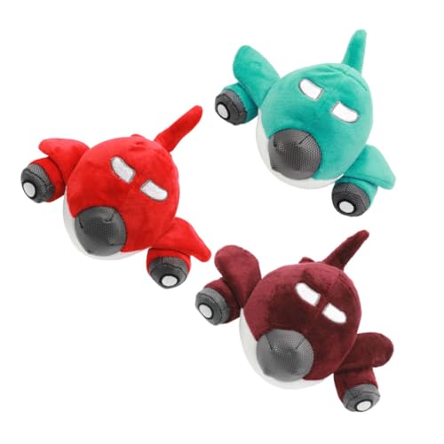 Supvox Unterhaltsames Haustierspielzeug-Set 3-in-1 Quietschendes Hundekauspielzeug für Hunde Katzen Flugzeugform Sound Supvox Unterhaltsames Haustierspielzeug-Set 3-in-1 Quietschendes Hundekauspielzeug für Hunde Katzen Flugzeugform Sound von Supvox