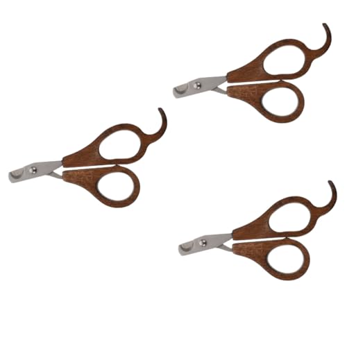 Supvox 3 STK Nagelknipser Trimmer Krallenschere Für Haustiere Krallenschneider Für Welpen Professionelle Schermaschinen Für Die Hundepflege Schere Zum Trimmen Von Haustieren Hölzern Brown Supvox 3 STK Nagelknipser Trimmer Krallenschere Für Haustiere Krallenschneider Für Welpen Professionelle Schermaschinen Für Die Hundepflege Schere Zum Trimmen Von Haustieren Hölzern Brown von Supvox