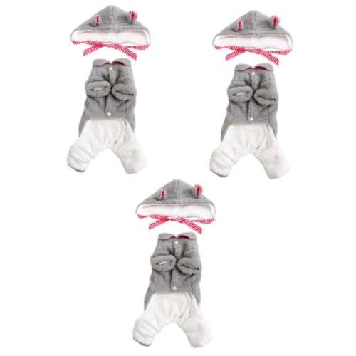 Supvox 3 Sätze Hund Einteiliger Hut Bekleidung Weihnachtskleidung Für Haustiere Weihnachtsmann-Outfit Weihnachtshundeoutfit Weihnachtswelpenkostüm Polarfleece Hundekleidung Verbunden Supvox 3 Sätze Hund Einteiliger Hut Bekleidung Weihnachtskleidung Für Haustiere Weihnachtsmann-Outfit Weihnachtshundeoutfit Weihnachtswelpenkostüm Polarfleece Hundekleidung Verbunden von Supvox