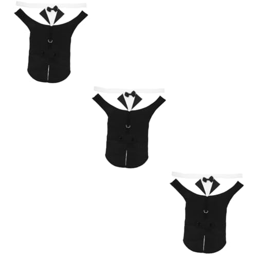 Supvox 3 Sets Hunde-Smoking Welpenkostü Hundekleidung Smoking Für Hund Braut Hemd Haustier Hund Anzug Brautkleider Haustier-Schal Lätzchen Kleines Hundekostü Hund Supvox 3 Sets Hunde-Smoking Welpenkostü Hundekleidung Smoking Für Hund Braut Hemd Haustier Hund Anzug Brautkleider Haustier-Schal Lätzchen Kleines Hundekostü Hund von Supvox