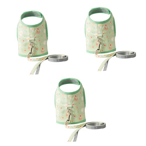 Supvox 3 Sets Katzenleine Katzenlaufweste Haustier Katzenzubehör Haustier Jogginggeschirr Bedruckte Hundeweste Katzengeschirre Hunde Welpentrage Katzenweste Supvox 3 Sets Katzenleine Katzenlaufweste Haustier Katzenzubehör Haustier Jogginggeschirr Bedruckte Hundeweste Katzengeschirre Hunde Welpentrage Katzenweste von Supvox